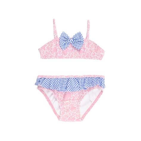 Bikini Volantes Y Lazo Kaos Ink Rosa TOUS