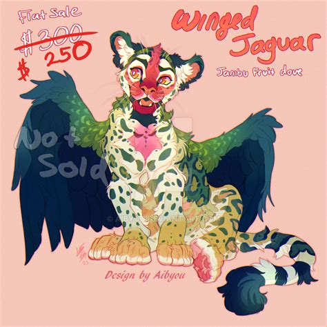 Price Drop Winged Jaguar Adopt Closed By Aibyou On Deviantart