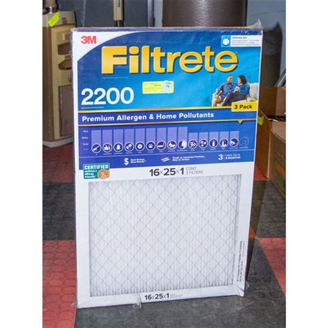 New Filtrete 16x25x1 Furnace Filters 3 Pack