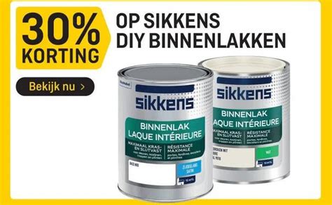 Op Sikkens Diy Binnenlakken Aanbieding Bij Hubo