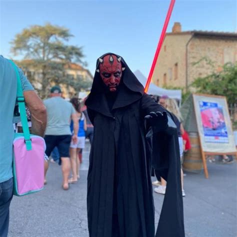 Darth Maul Cosplay Costume, Hooded Robe Sith Lord Cosplay, Star Saga