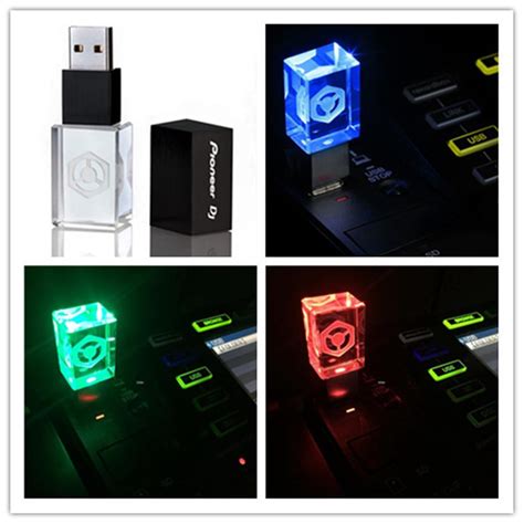 Fashion Led Crystal Usb Stick Gb Gb Pioneer Dj Premium Usb Flash