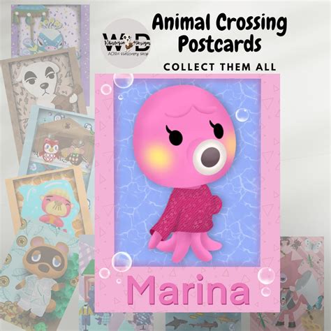 Marina ACNH, Animal Crossing, Postcards, Fan Art, Stationery, Prints ...