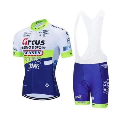 Maillot De Cyclisme Homme Manches Courtes Cuissard Bretelle V Lo