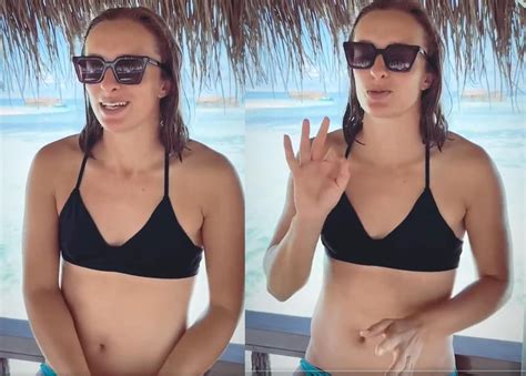 Iga Wi Tek W Samym Bikini Opowiada O Wakacjach Na Malediwach Troch