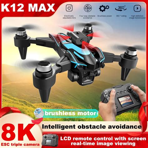 2024 New K12 MAX Drone Professional HD 8K Three Camera 360 Obstacle