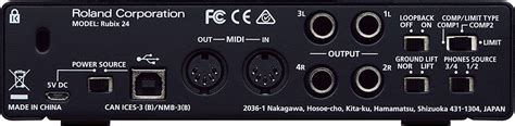 Roland RUBIX24 USB Audio Interface 2 In 4 Out Galaxy Digital Pvt Ltd