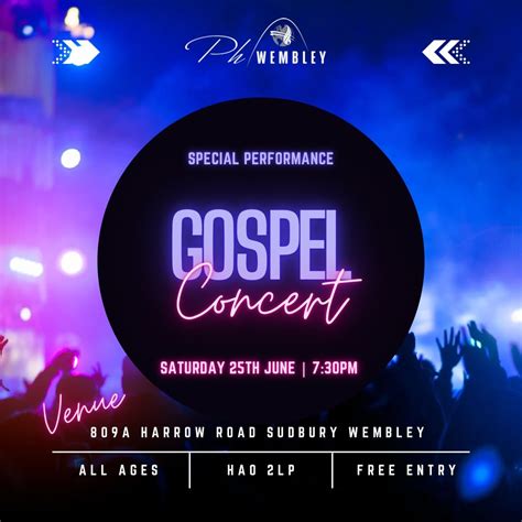 Gospel Concert | Special Performance — Potter's House Wembley Church