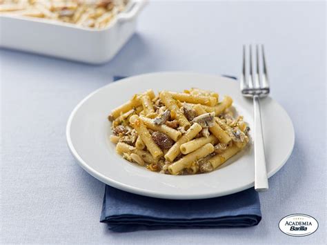 Маккерони с цукини и грибами | Рецепты Barilla | レシピ