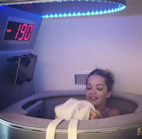 Rita Ora Giggles As She Strips 100 Naked For Sub Zero Bath Daily Star