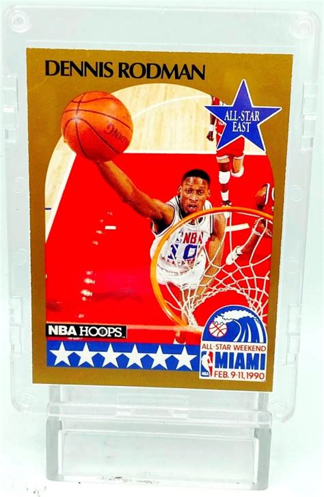 Vintage Nba Hoops All Star East Dennis Rodman All Star