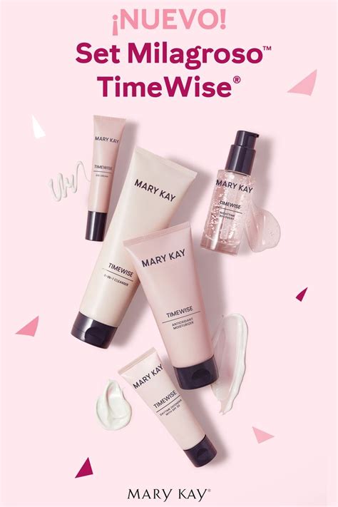 Conoce El Nuevo Set Milagroso Timewise Cosm Ticos Mary Kay Cremas