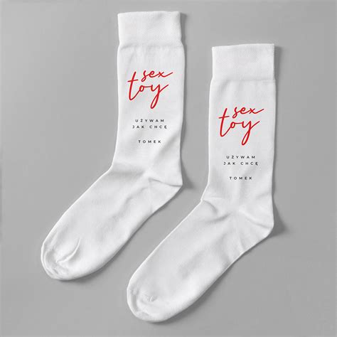 Personalizowane skarpetki dla chłopaka SEX TOY