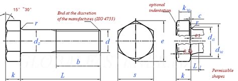 ISO 4016 - 2022Hexagon Head Bolts - Product Grade C