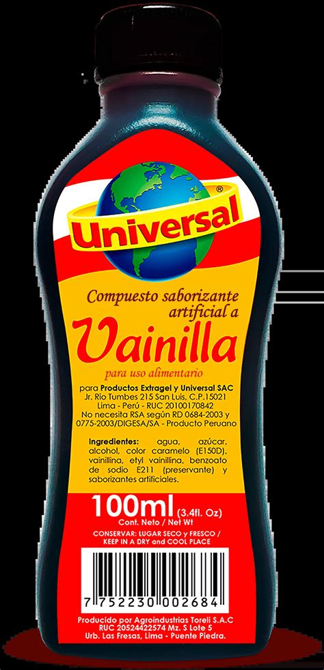 Esencia de Vainilla 100mL - Universal