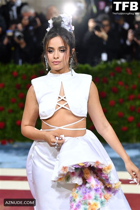 Camila Cabello Sexy Seen Braless Showing Off Her Hot Tits At The Met Gala In New York City AZNude