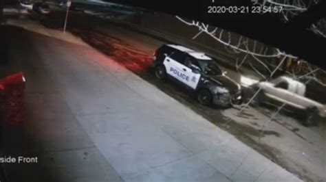 Video Stolen Truck Hits Police Cruiser Ctv News