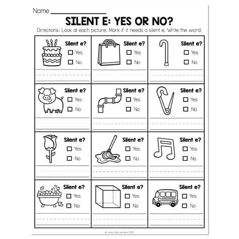 Sneaky e, Silent e, Bossy e worksheets by Broken Crayon | TPT ...