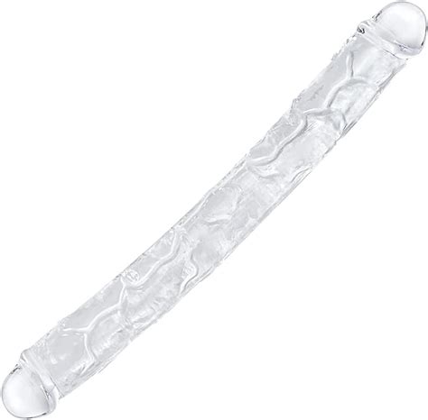 34cm doppeldildo realistischer Dildo flexibler klarer Gelee Dildos langer Dong für doppelseitige