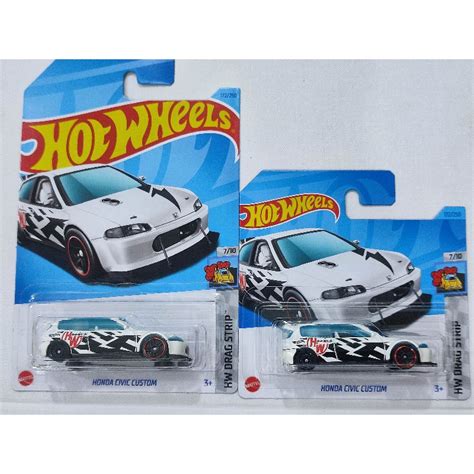 Hot Wheels Honda Civic Custom Case J K Shopee Malaysia