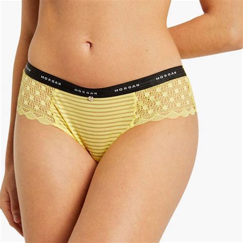 Shorty String Jaune Morgan Lingerie LILY Lemon Curve