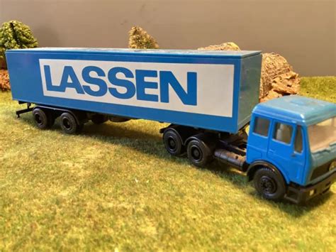 HERPA LKW SATTELZUG Spedition Lassen Mercedes Zugmaschine 1 87 EUR 9 00