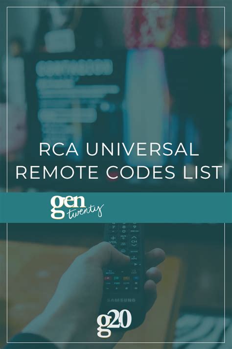 Rca Universal Remote Codes List Tv Vcr Dvd Player Gentwenty