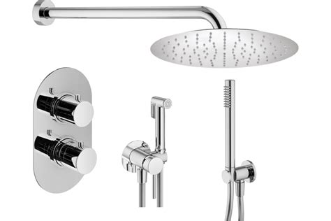 Комплект смесителей для душа PLUMBERIA SELECTION IXO с гигиеническим ...