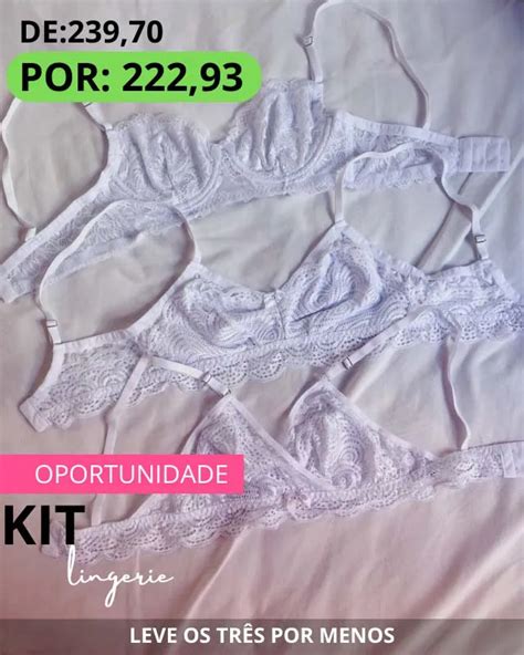 KIT Sutiã top de renda sem bojo Branco vovós Jordana Joelma e Maroca Lingerie perfeita é