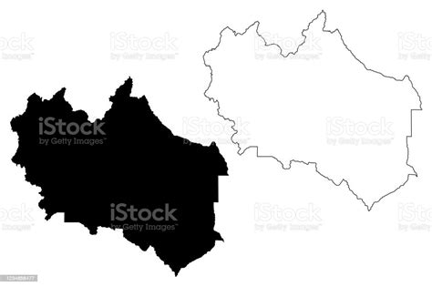 Custer County Idaho Map Stock Illustration Download Image Now