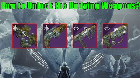 How To Get The Undying Weapons In Destiny 2 Season Of The Wish Youtube