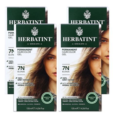 Snapklik Herbatint Permanent Haircolor Gel N Blonde Alcohol Free Vegan Grey