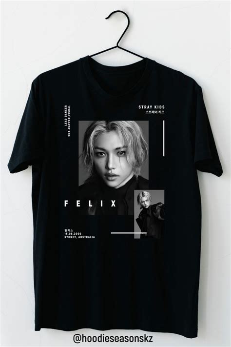 Футболка "Felix" Stray kids 💛 2400 рублей