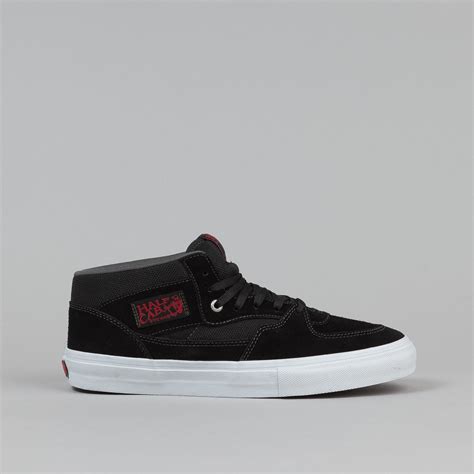 Vans Half Cab Pro Shoes - Black / Red / Charcoal | Flatspot