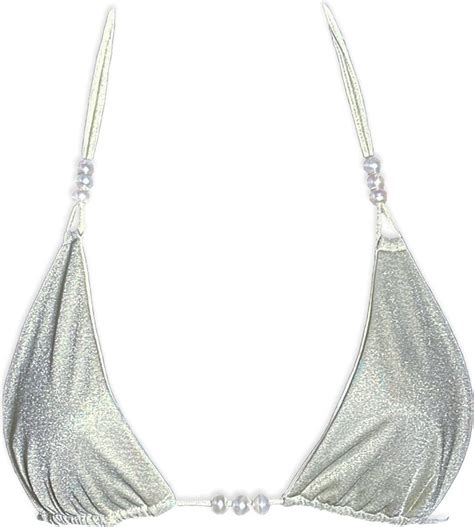 Inbodi Swim The Pearl Shimmer Triangle Bikini Top Shopstyle