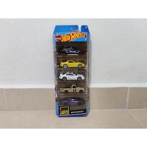 Hot Wheels Nightburnerz Pack Datsun Honda Prelude Mazda Rx Shopee Malaysia