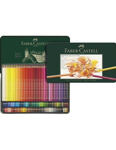 Lápis De Cor Faber Castell 120 Cores - Lápis de Cor Faber-Castell Polychromos - Estojo com 120 Cores