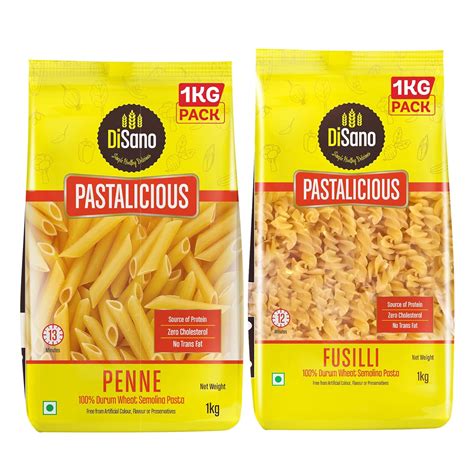 Disano Pastalicious Durum Wheat Fusilli Pasta Kg Disano