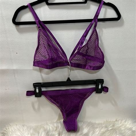 Other Lingerie Set With Bikini Top Bottom Garter Set Poshmark