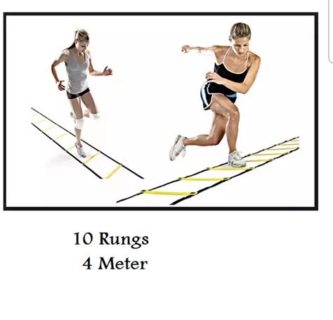 Agility Ladder Football Training Agility Ladder 10 Rungs Exercise