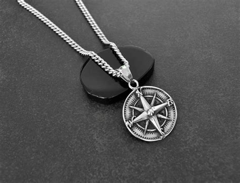 compass necklace for men 6