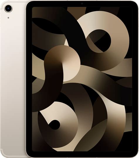 Apple 10.9-Inch iPad Air (5th Generation) M1 chip Wi-Fi 256GB Starlight ...