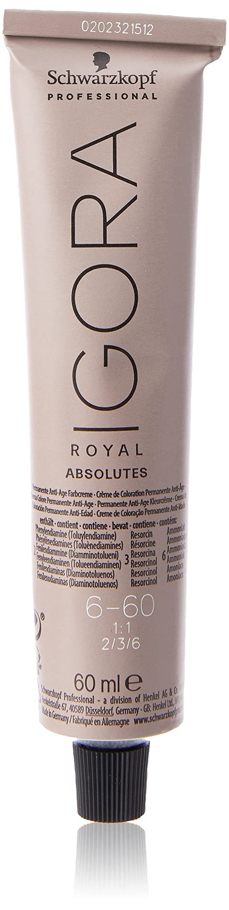 Schwarzkopf IGORA ROYAL Absolutes 6 60 Dark Blonde Chocolate Natural 60ml Pack Of 1 Buy Now