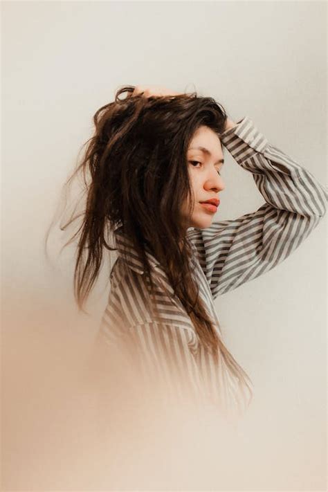 A Woman with a Messy hair · Free Stock Photo
