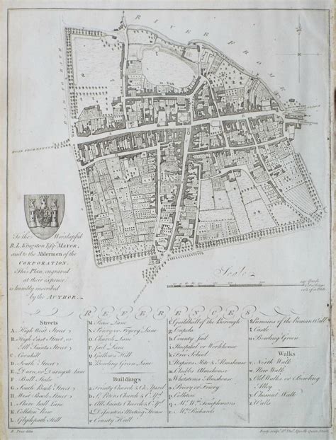 antique map dorchester dorchester