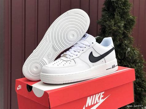 Купить Женские кроссовки Nike Air Force черно-белые, найк айр форс ...