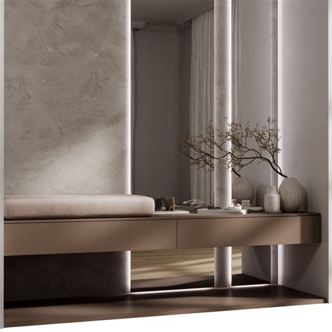Hallway Zone 01 3d Model For Corona Vray