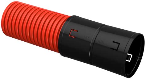 Ø110мм Двустенная ПНД Труба гофрированная, красная (50м) IEK: продажа ...