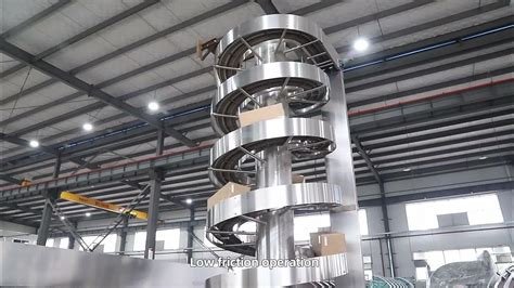 Stainless Steel Spiral Conveyor Youtube