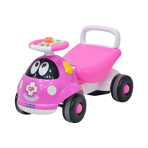 Детская каталка EVERFLO Ambulance ЕС-909 pink купить по цене 3083 ₽ в ...